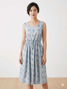 Floral Print Casual Dress size-36-38