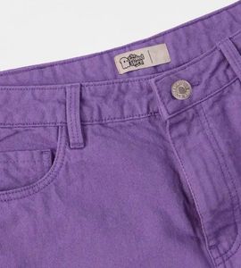 Purple Casual Pants