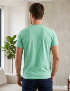 Sea Green Casual Tshirt