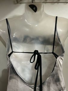 Stylish Marble Print Slip Dress