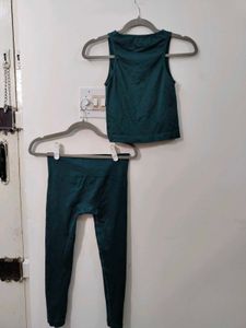 Bottle Green Activewear Set