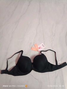 New ShyAway Black Padded Bra