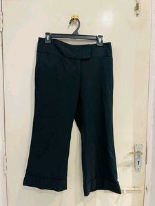 Black Formal Capri Pants