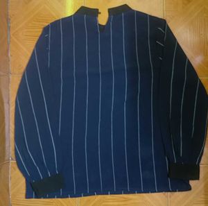 Navy Blue Casual Top For Women