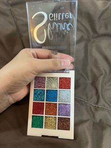 12-Color Glitter Eyeshadow Palette