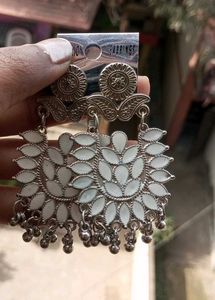 Stylish Silver Dangle Earrings