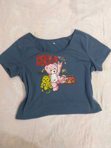 Cute Teddy Bear Graphic T-Shirt