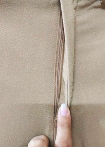 Beige Trousers And Blue Denims