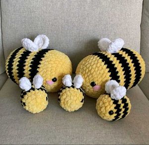 Cute Crochet Bee Plush Big one