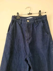 Wide Leg Denim Jeans