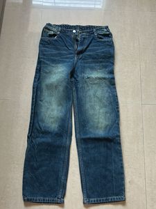 Blue Distressed Denim Jeans