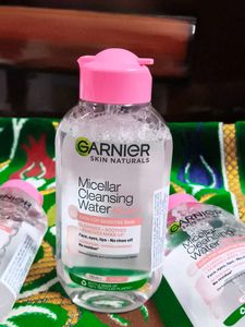 Pack of 3 Garnier Skin Naturals, Cleansing Water,