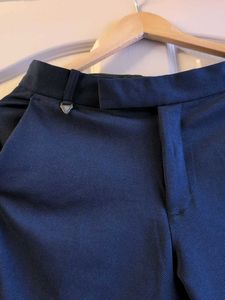 Office wear Slim fit Navy Trousers