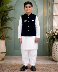 Boys Kurta Set with Nehru Jacket