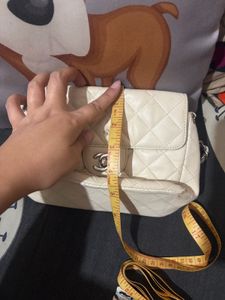 White Quilted Chanel Knock Off