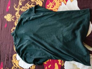 Dark Green Long Sleeve Top