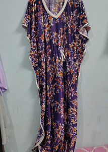 satin silk night gown nighty women