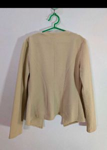 Girls Beige Skirt &amp; Jacket Set