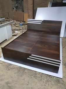 New Modern Wooden Bed