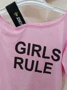 Pink Crop Top