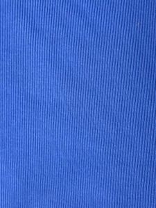 Blue Square Neck Long Sleeve Top