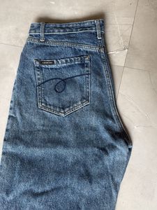 Distressed Wide Leg Jeans