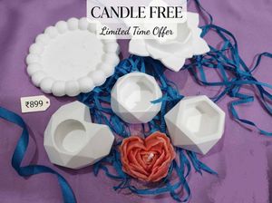 Unique Geometric Candle Holders Set