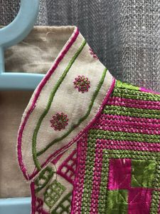 Fulkari Embroidered Kurta
