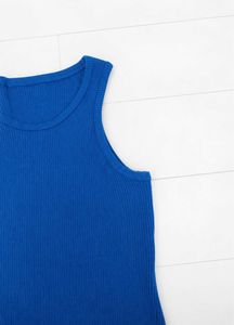 Ribbed Knit Tank Dress
