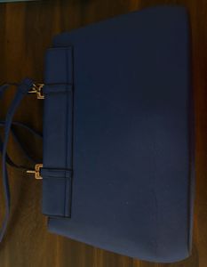 Elegant Blue Handbag