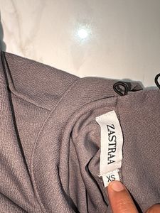 Puff Sleeve Mock Neck Top