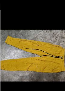 Yellow Cargo Joggers