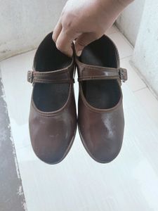 Chic Brown Mary Jane Shoes