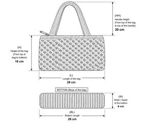 White Crochet Handbag
