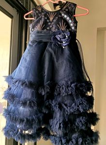 Beautiful Navy Blue Gown