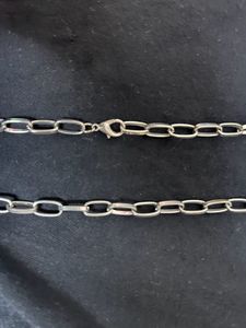 Silver Chain Link Necklace