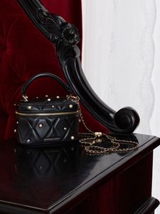 Charles &amp; Keith Black Studded Vanity Case