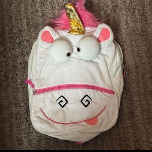 Cute Unicorn Plush Backpack