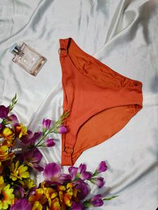 🇳🇿💫🎀Chic Orange Bikini Bottom with Ring Detail