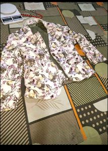 Floral Print Blazer autumn wear
