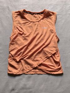 Orange fitted Top