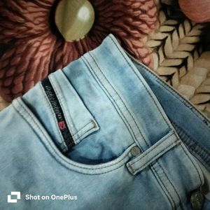 Light Blue Wash Denim Jeans