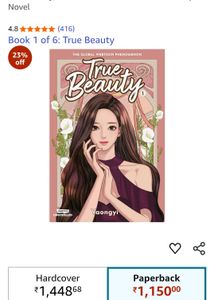 True Beauty Hardcover Illustrative Manga Book