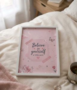Believe in Yourself – Pink Aesthetic Motivational