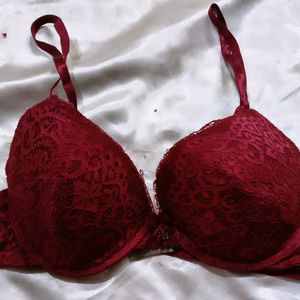 new Burgundy  Bra