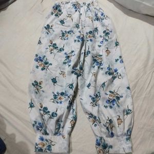 Floral Print Kurta with Patiala Pants