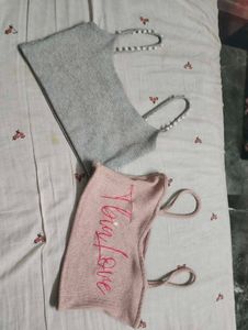Cute Ribbed Crop Tank Tops