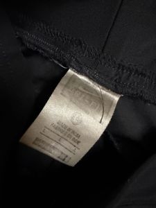 Nike Black Athletic Pants with Orange Stripe