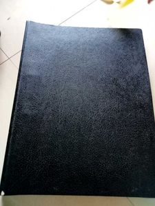 Black coin holder and note