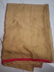 Elegant Embroidered Saree